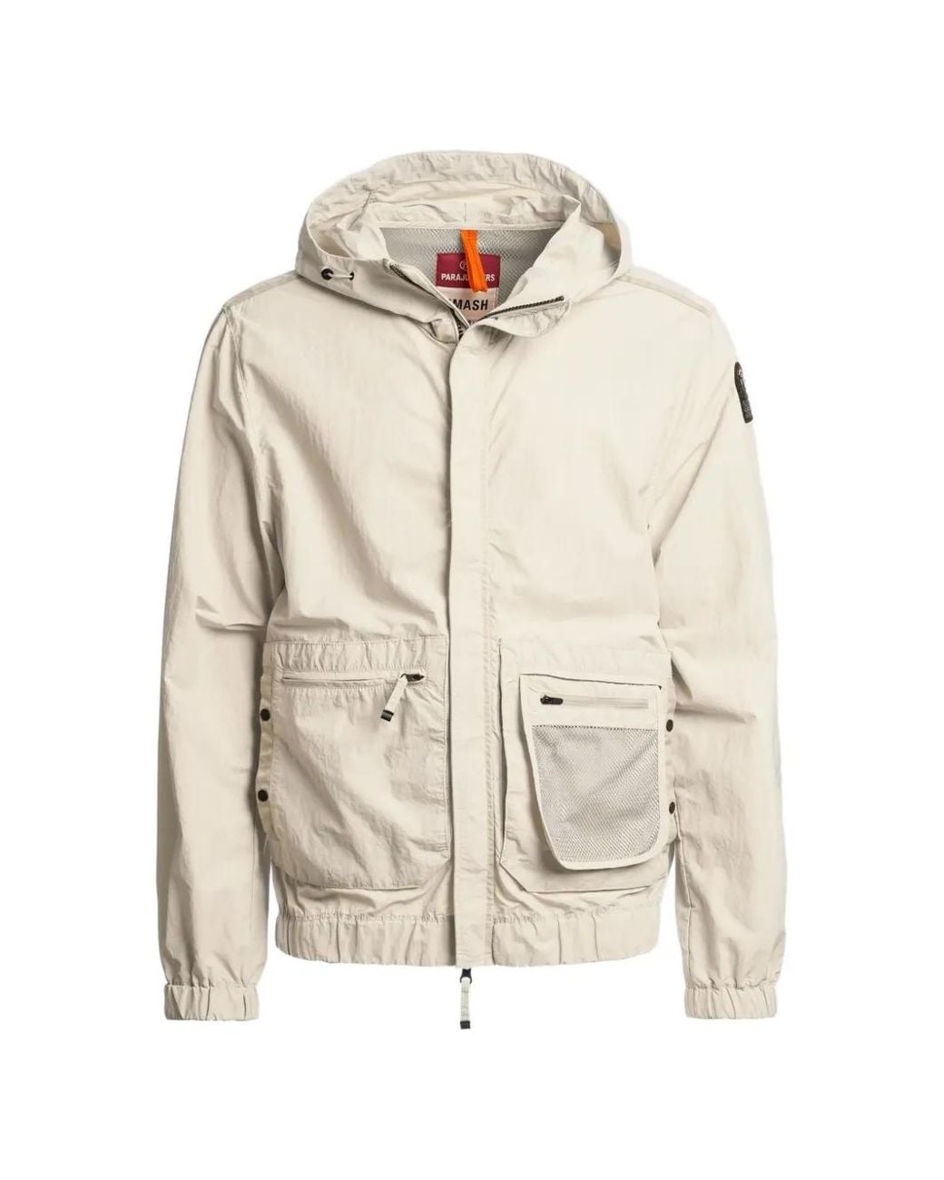 Parajumpers White Rube Hooded Jacket for men