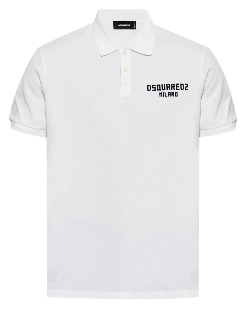 Polo di DSquared² in White da Uomo