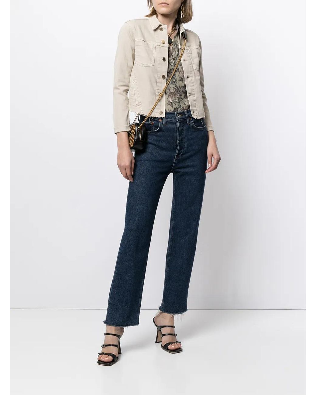L'Agence Natural Janelle Raw-Edge Jacket