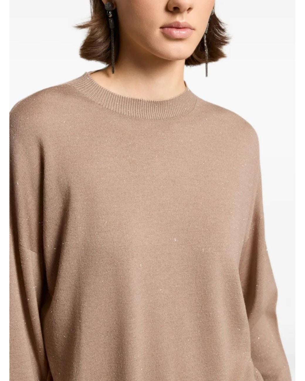 Peserico Black Long-Sleeve Jumper