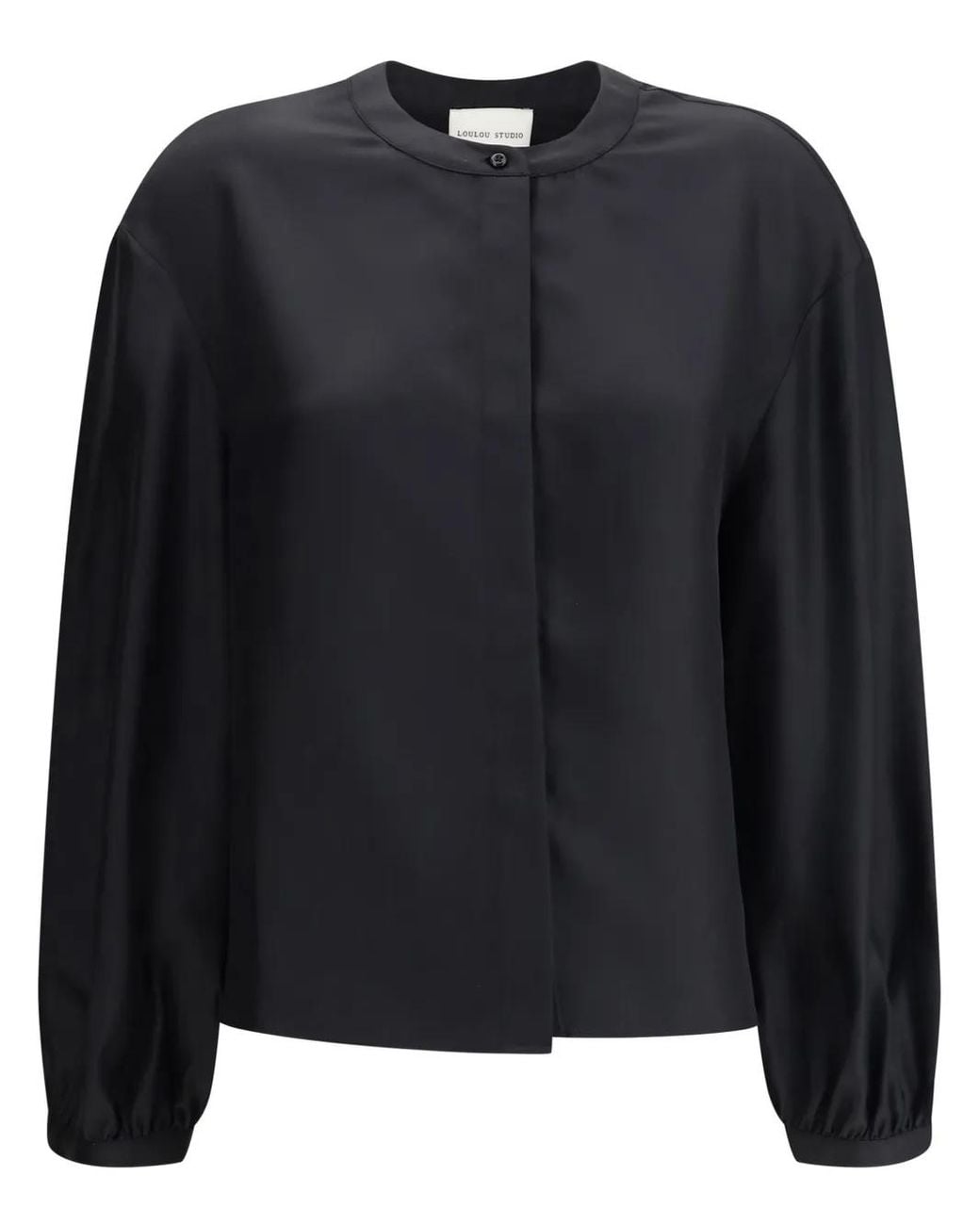 Loulou de Saison Lea Blouse in het Black