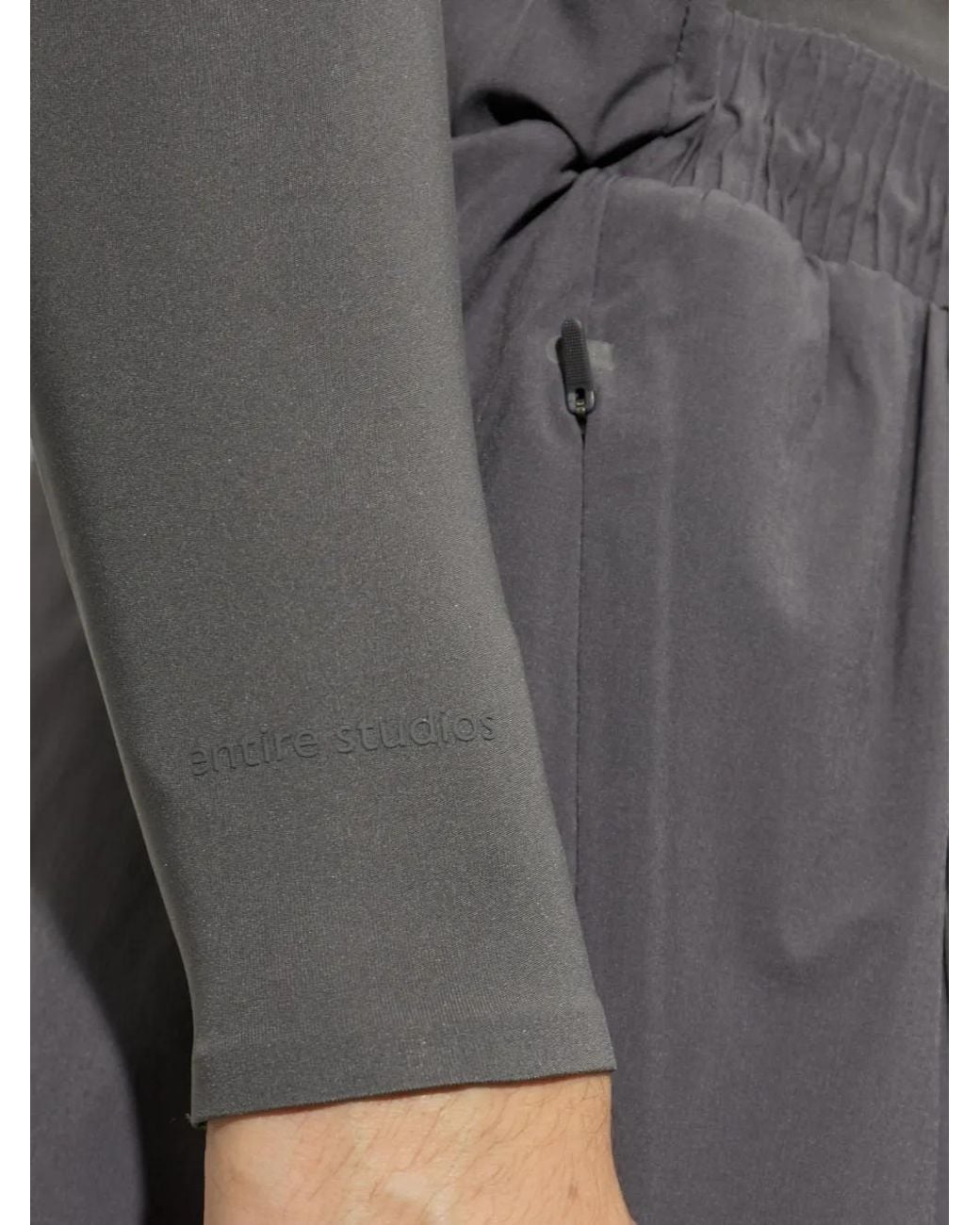 Adidas Gray X Entire Studios Techfit Compression Training Long-Sleeve T-Shirt for men