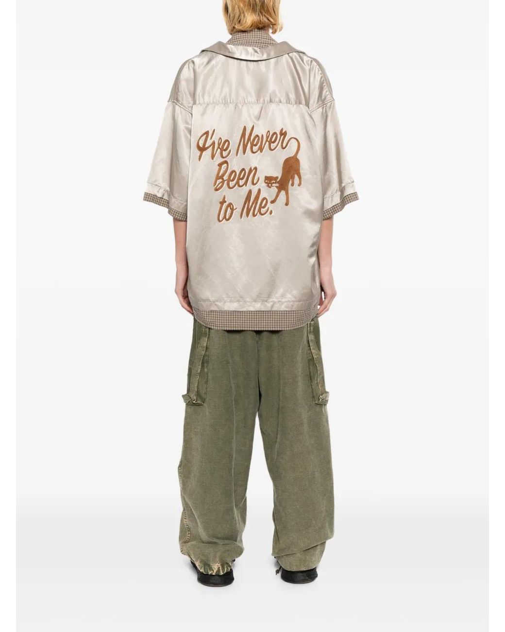 Maison Mihara Yasuhiro White Triple Shirt for men