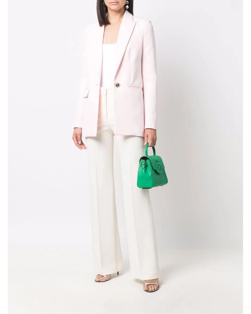 Philipp Plein Pink Single-Breasted Blazer