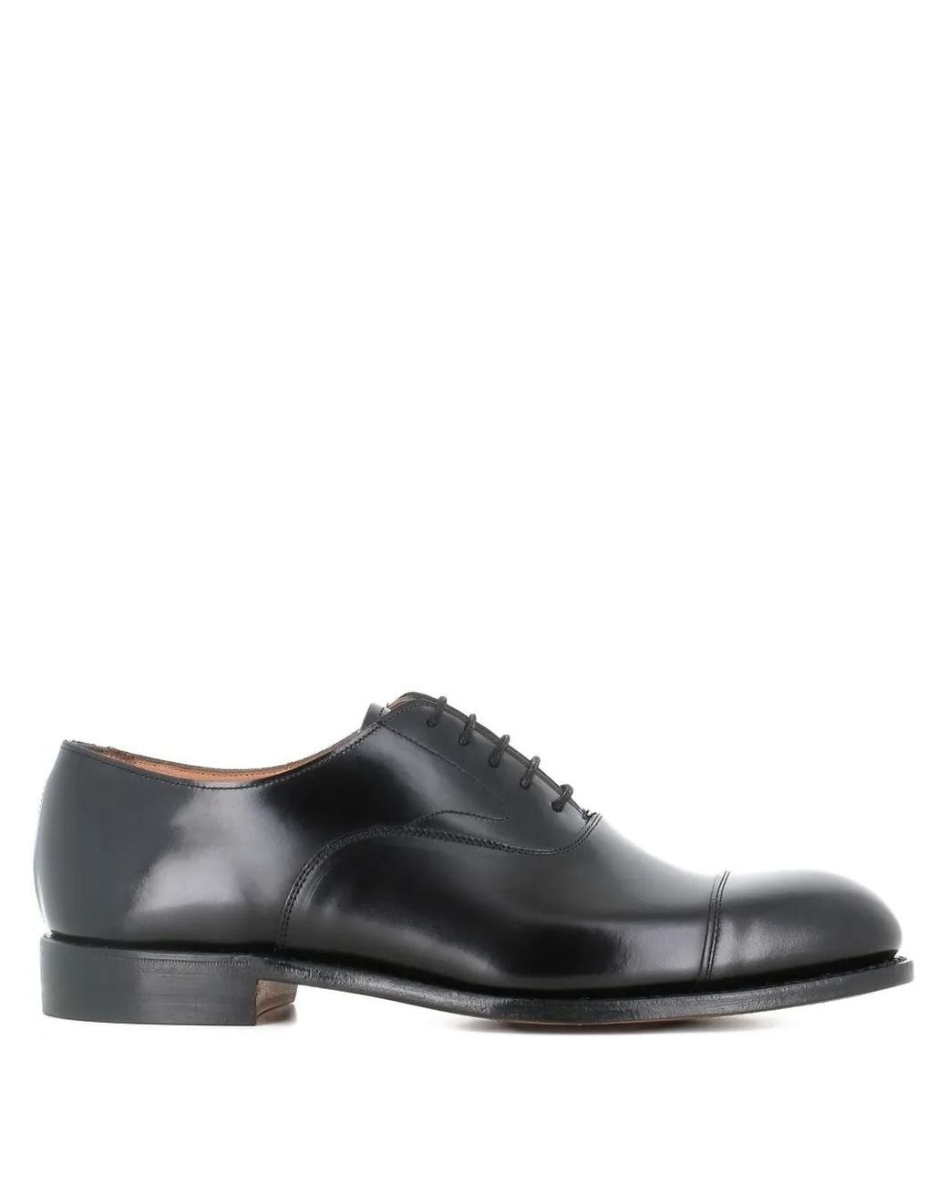 Cheaney Brown Alfred Leather Oxford Shoes for men