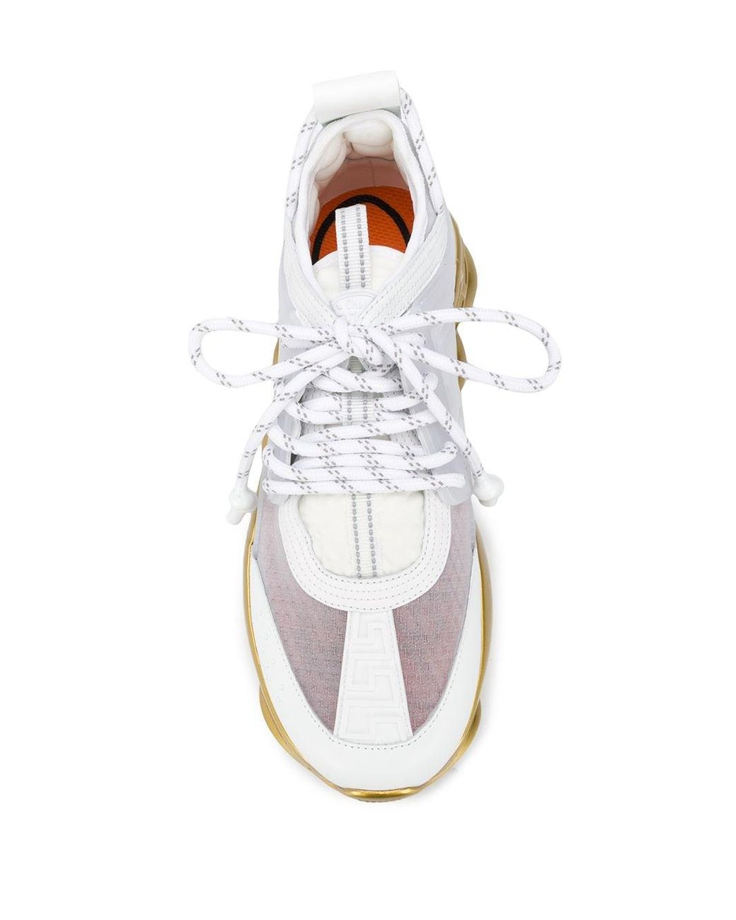 Versace Chain Reaction Sneakers in White for Men Lyst