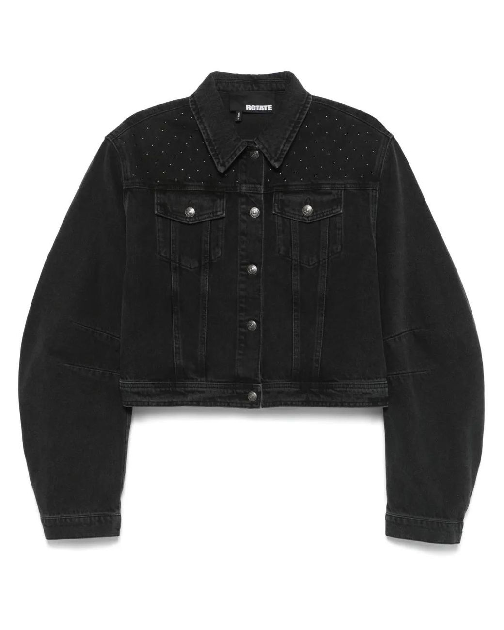ROTATE BIRGER CHRISTENSEN Black Denim Jacket