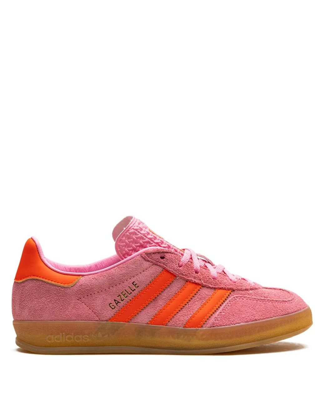 adidas gazelle silver green womens Shop Orange Womens Gazelle Bold Lace Up Sneakers – Shoebacca main image 1