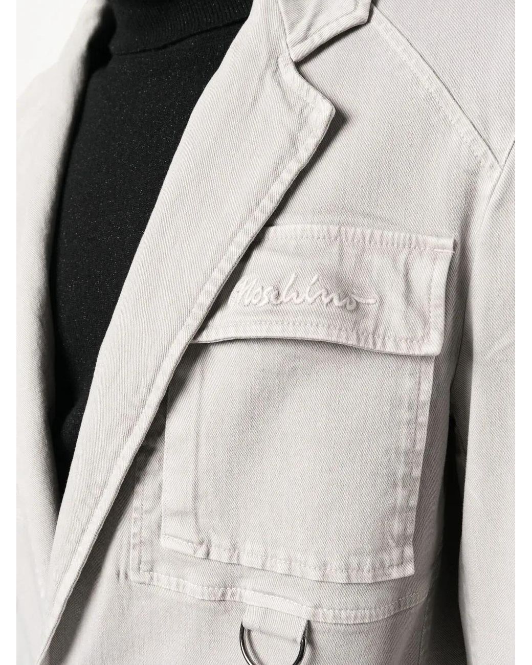 Moschino Gray Jackets for men