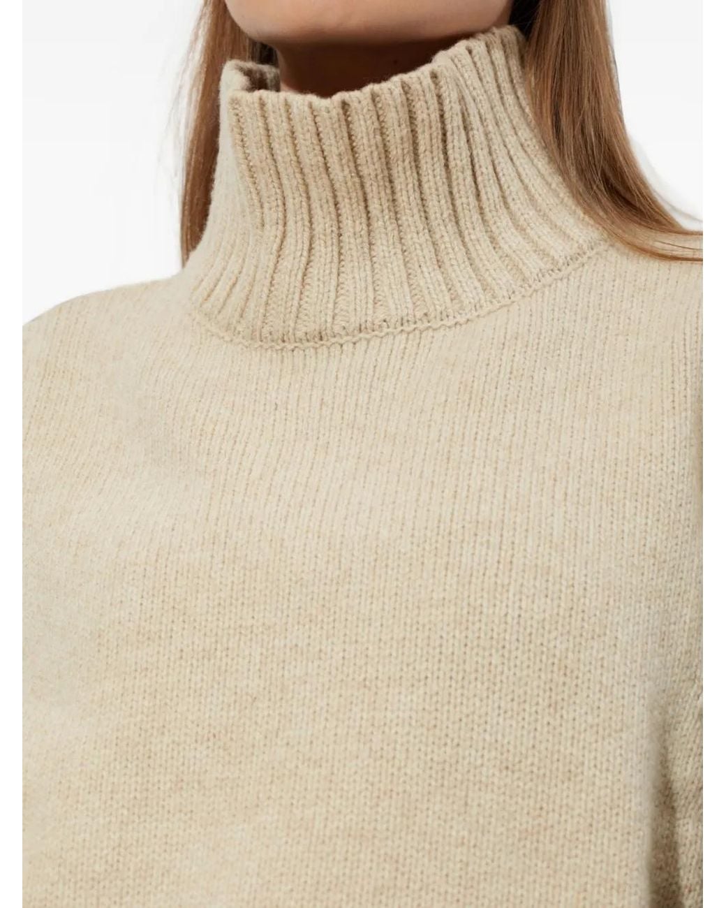 Rethinkit Studios White Turtleneck Knit Vest