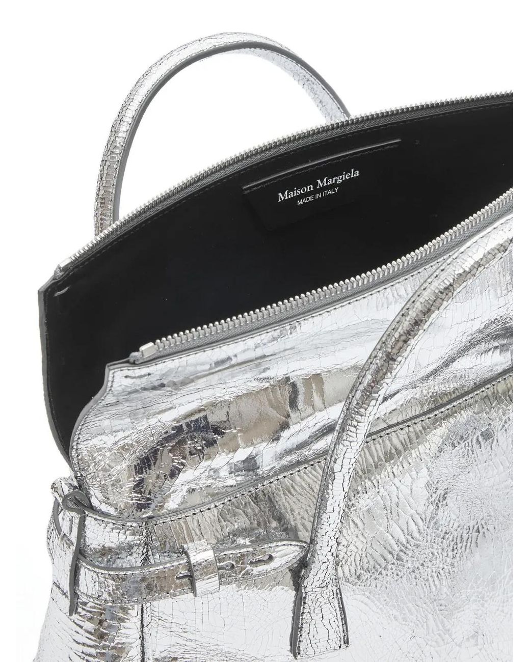 Maison Margiela Gray Tote Bag With Applique