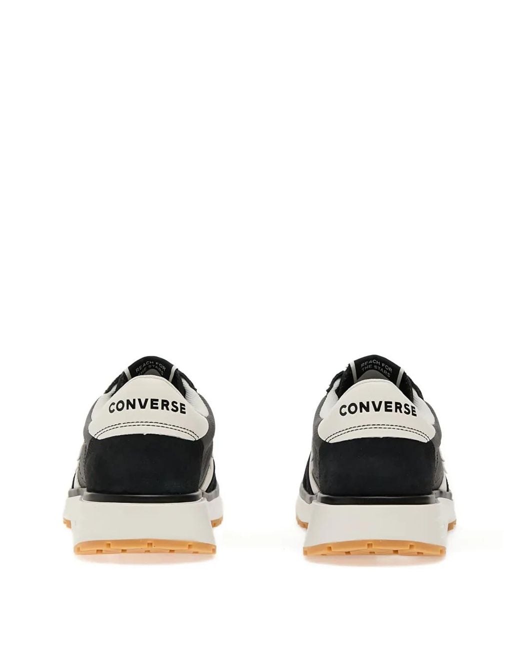 Converse Black Star-Patch Sneakers