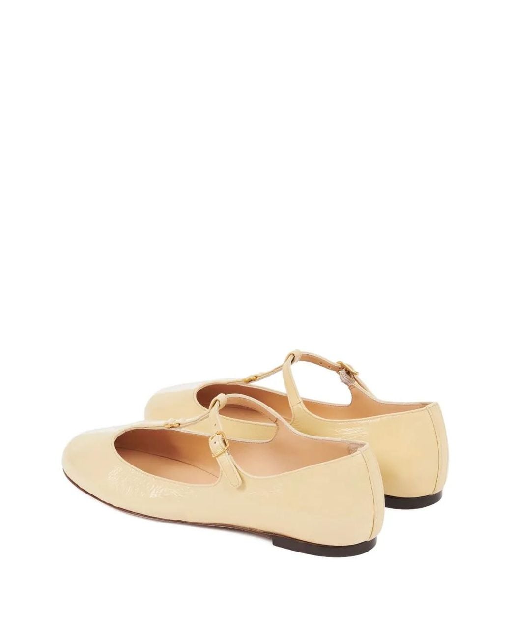 Chloé Natural Ballerines En Cuir