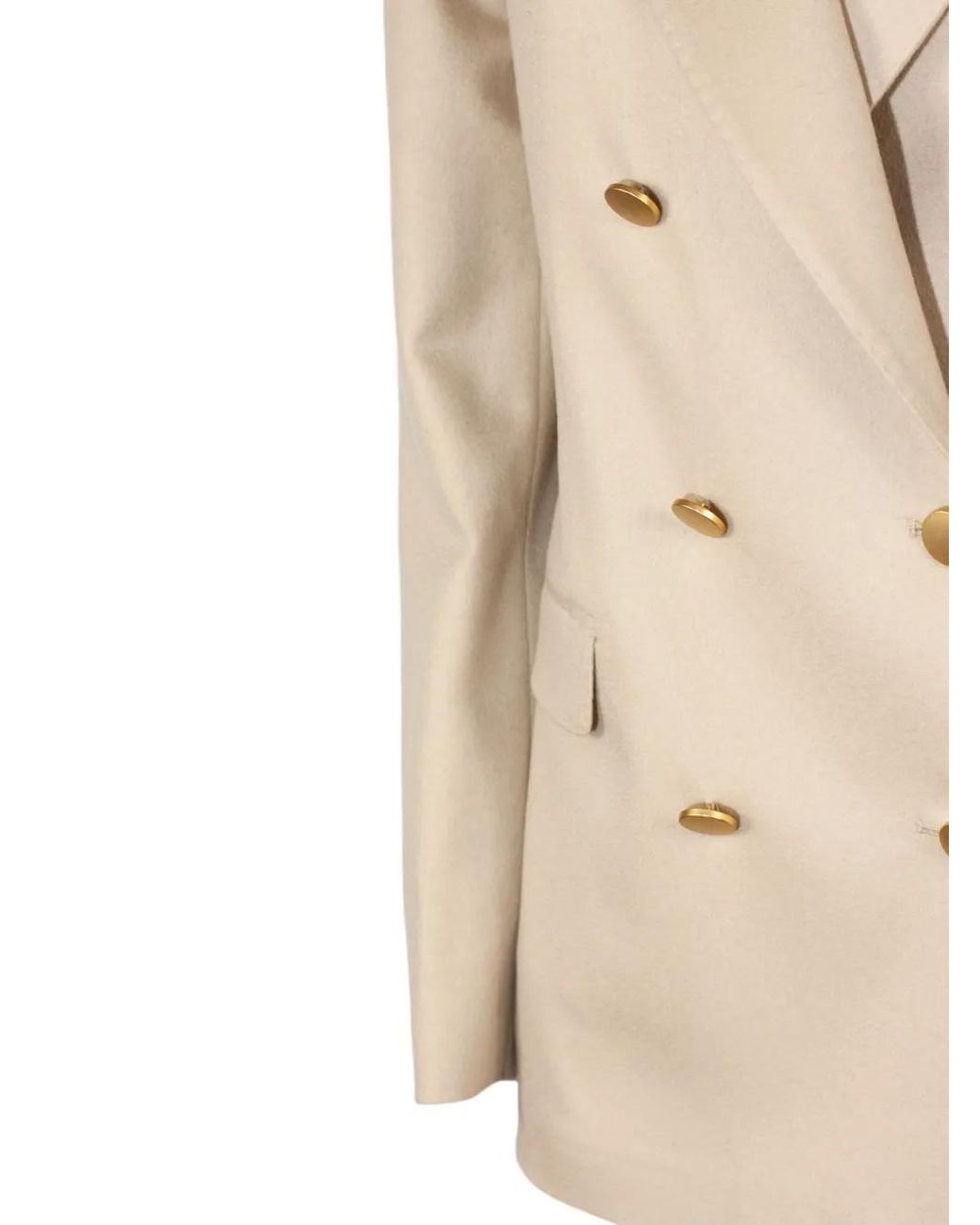 Tagliatore Natural Double-Breasted Cashmere Blazer