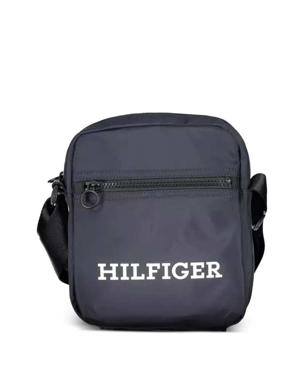 Tommy Hilfiger Blue Logo-Print Cross Body Bag for men