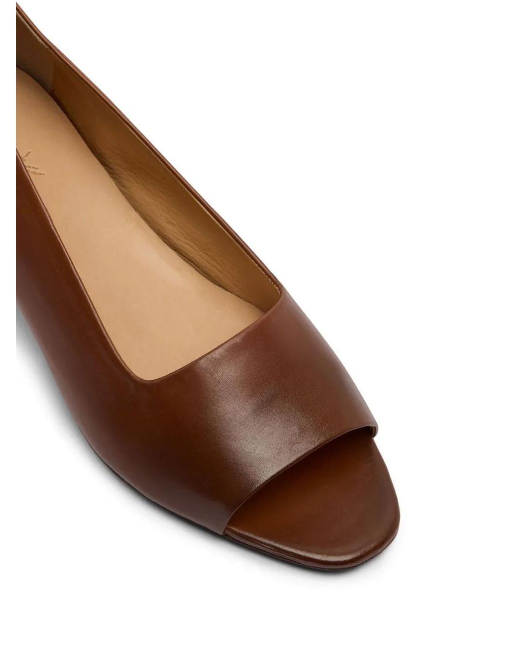 Marsèll Brown Fiuto Leather Pumps