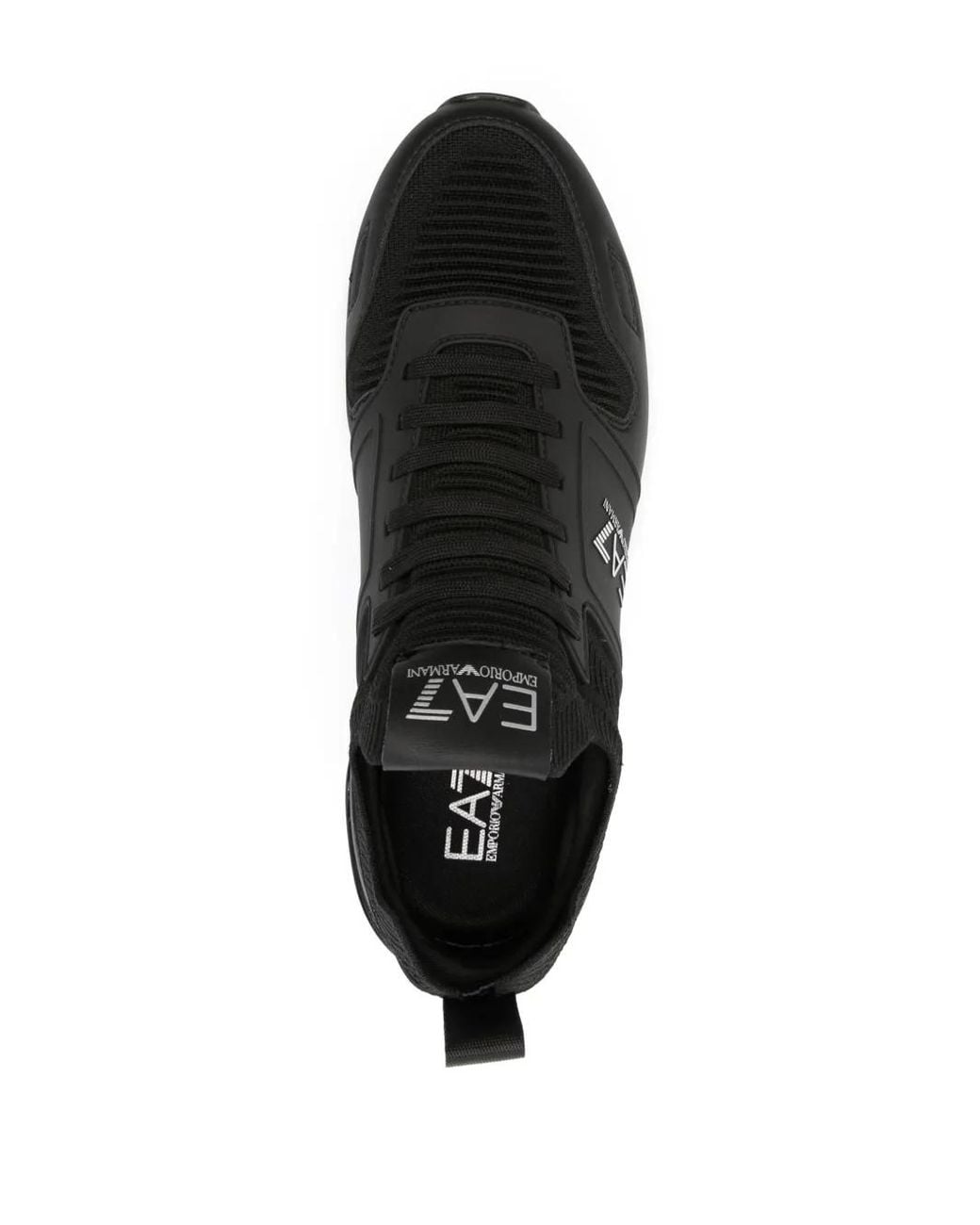 Zapatillas Con Logo En Relieve EA7 de hombre de color Black
