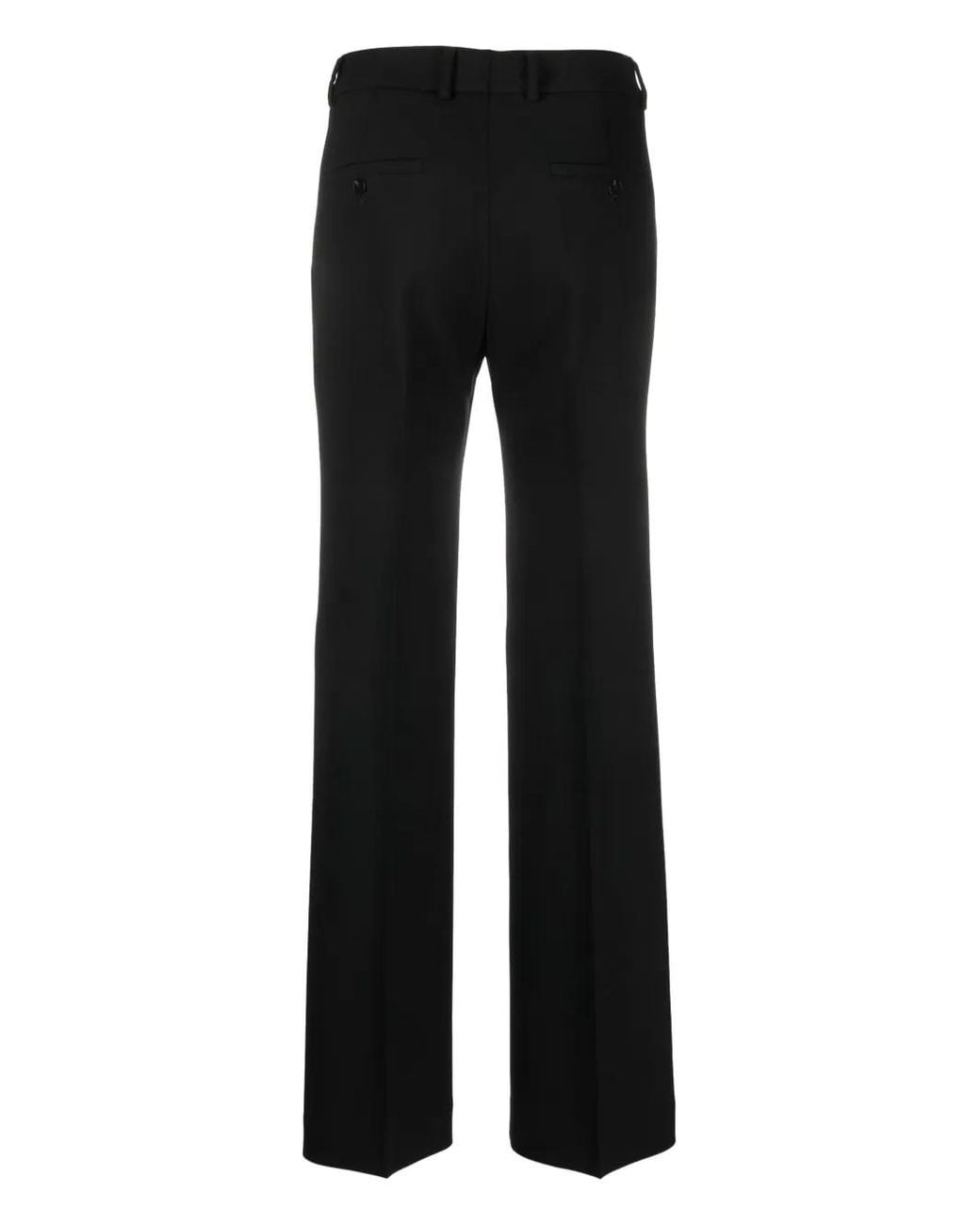 Incotex Black Tailored Flared Trousers
