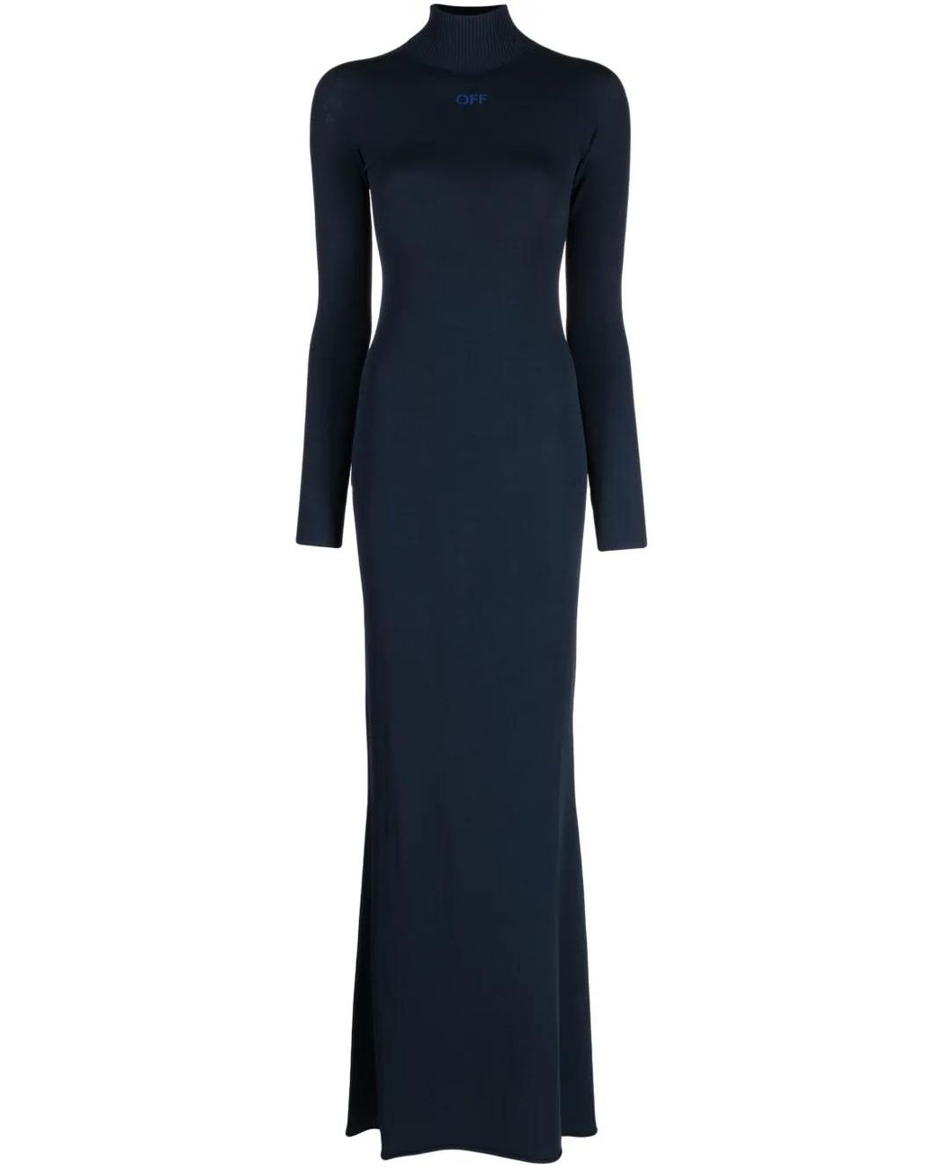 Off-White c/o Virgil Abloh Blue Dress With Logo