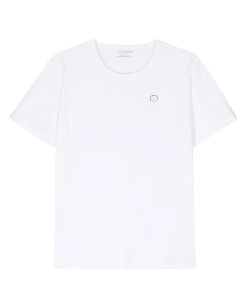 Societe Anonyme White Personas Bas Cotton T-Shirt