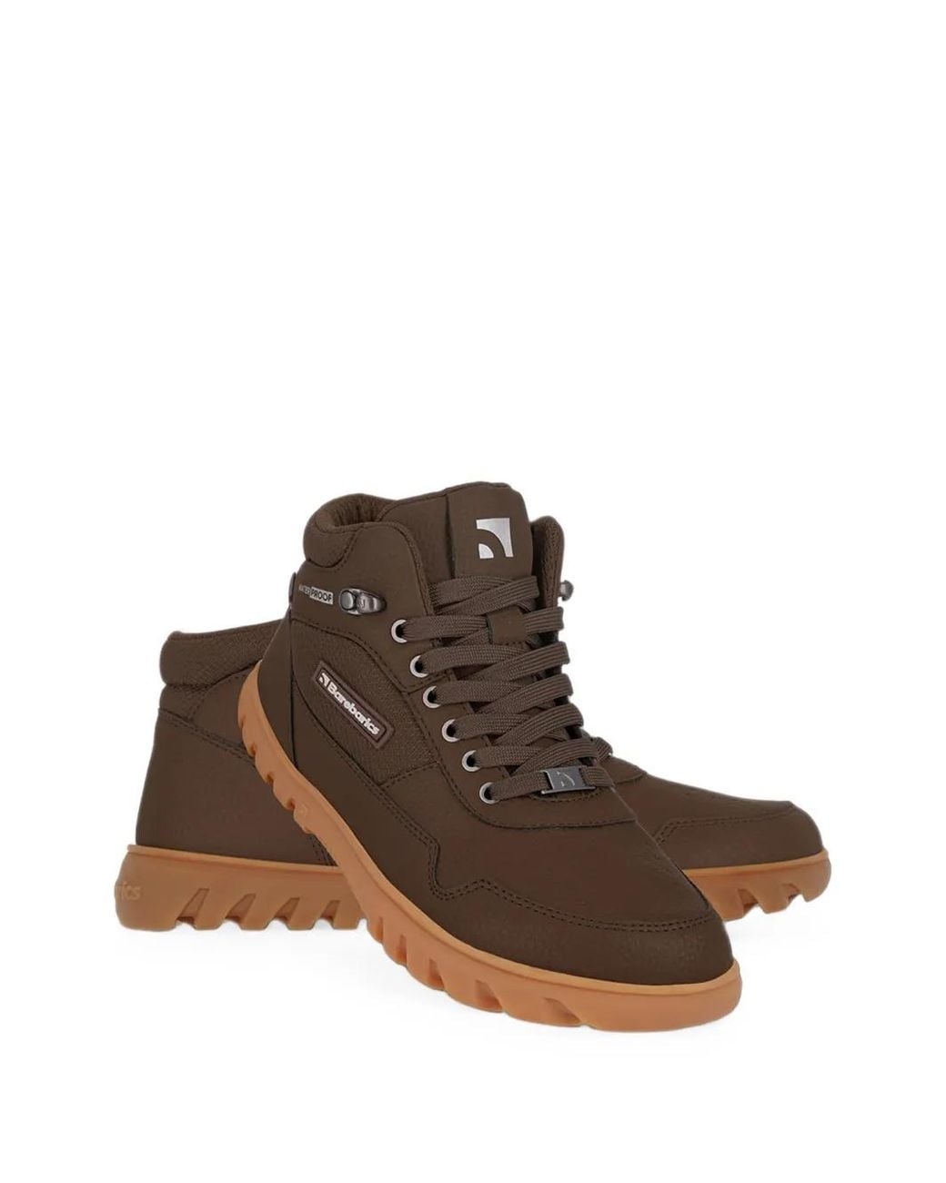 Barebarics Brown High-Top Sneakers