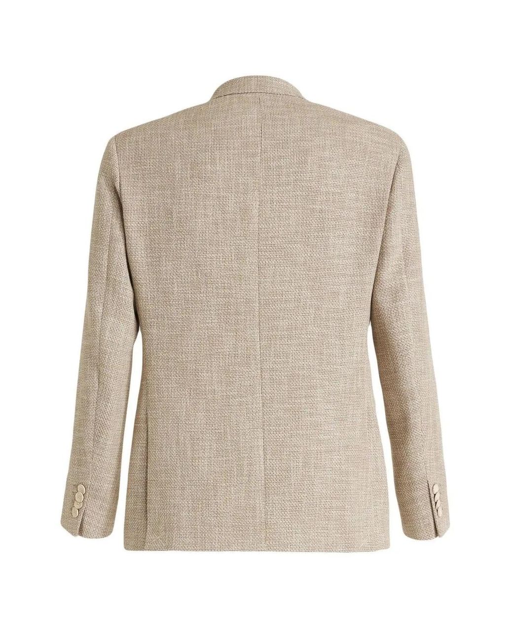 Etro Natural Single-Breasted Tailored Blazer for men