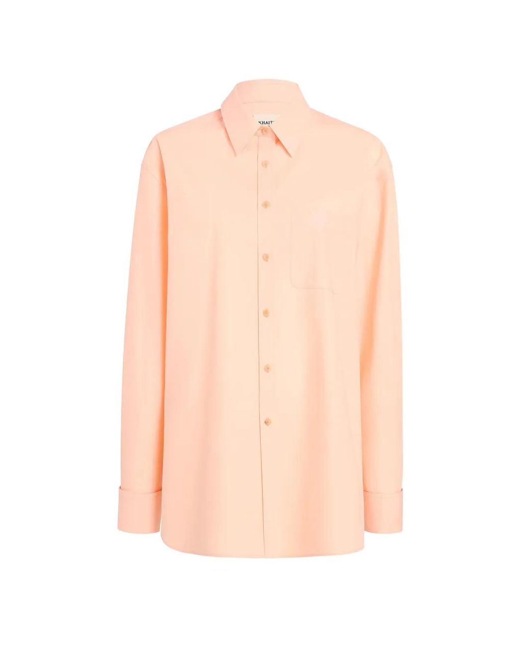 Khaite Pink Newton Button-Fastening Shirt