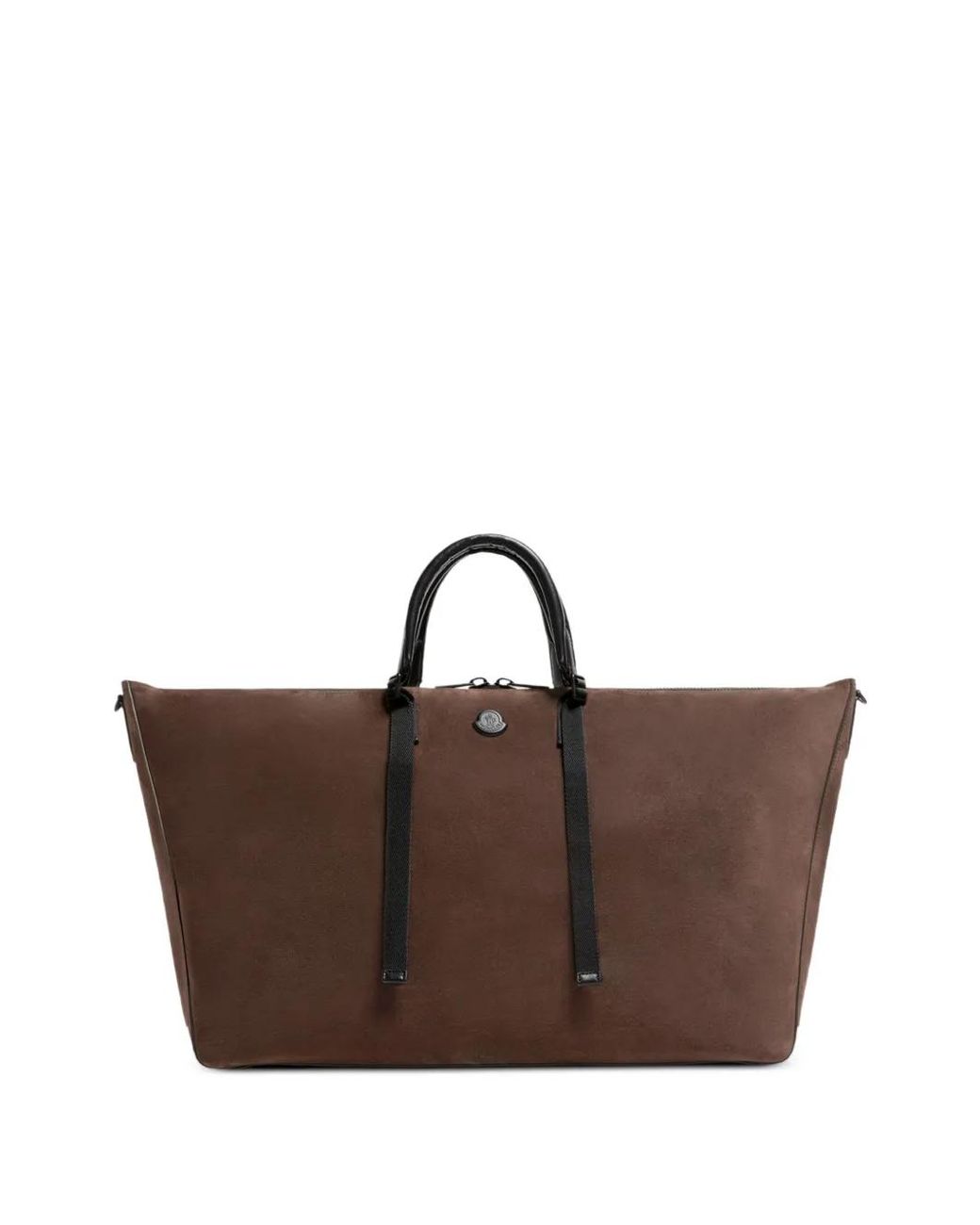 Moncler Brown Carlo Logo-Detail Duffle Bag for men