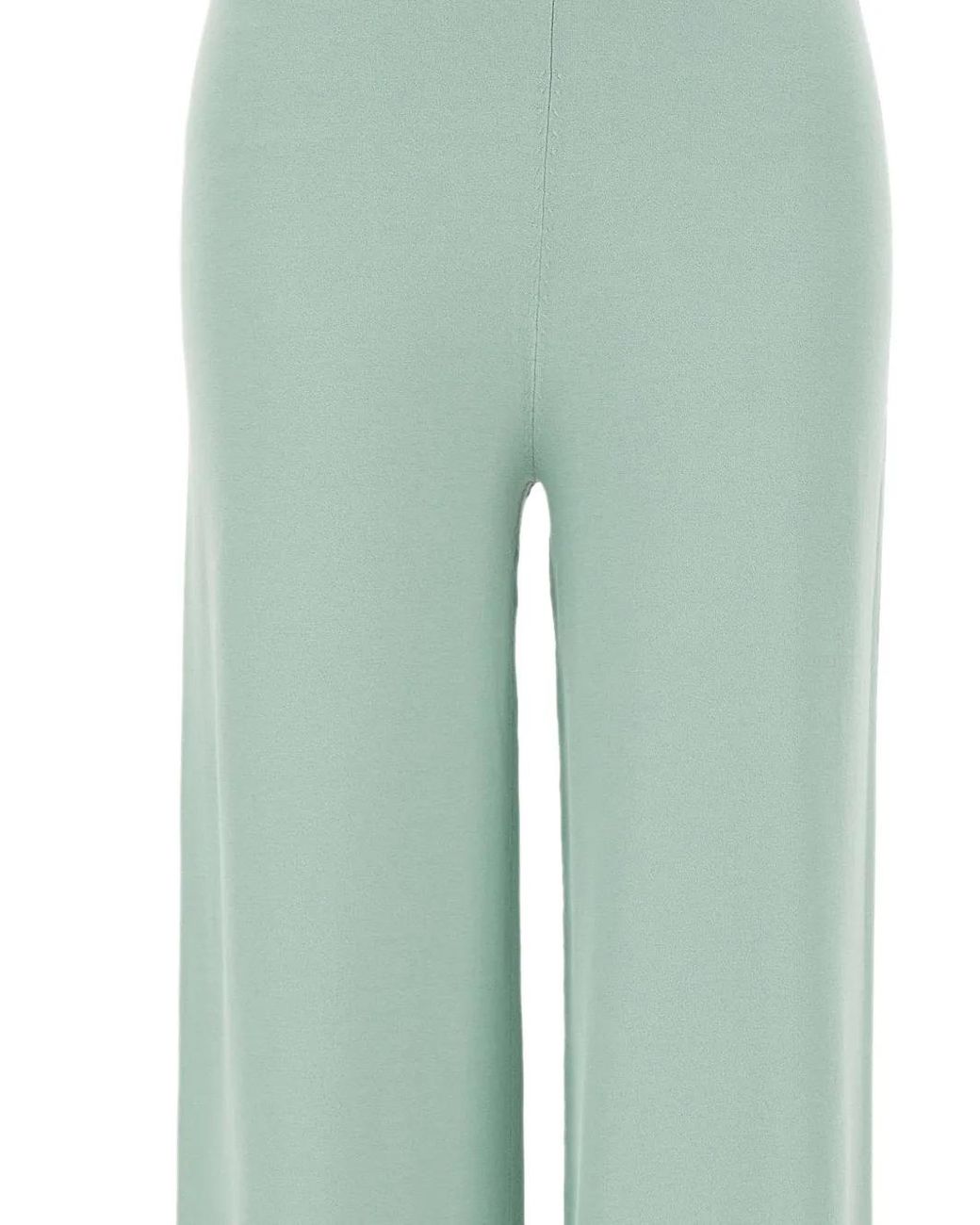 Kangra Green Pantalon Palazzo À Taille Élastiquée