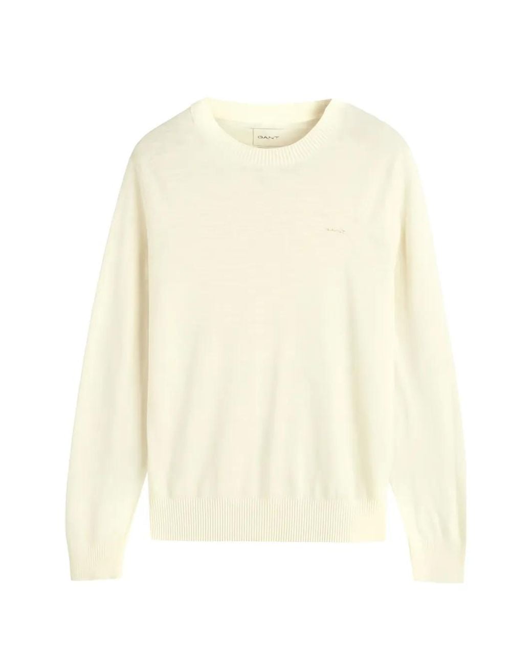 Gant Natural Round-Neck Sweater for men