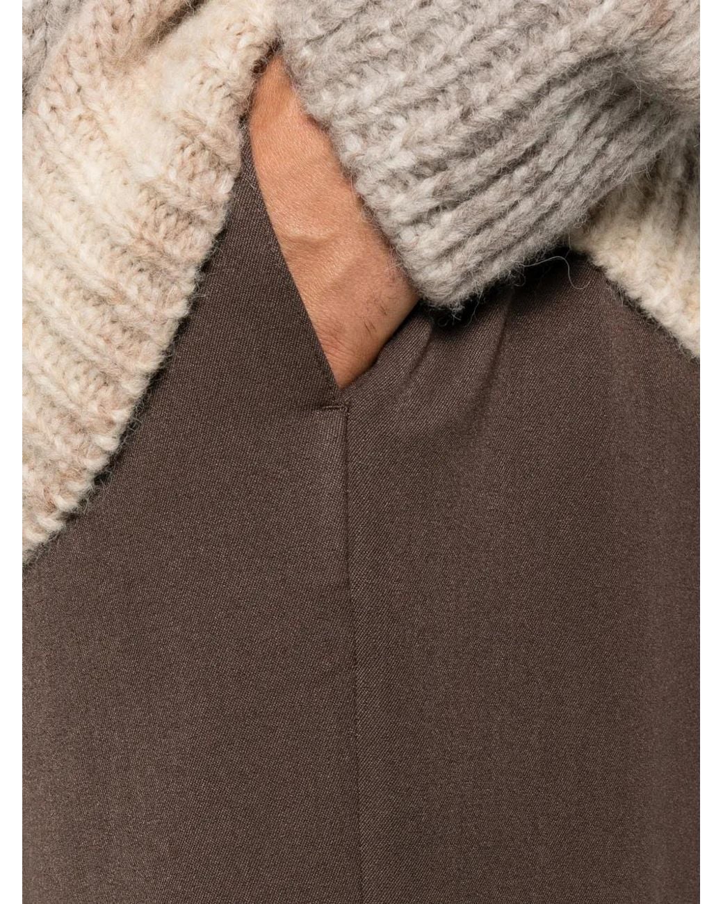 Cellar Door Brown Alfred Coulisse Trousers for men
