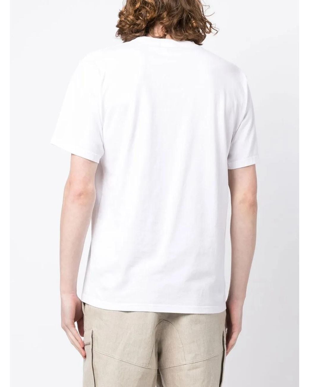 Undercover White Cartoon-Print Cotton T-Shirt for men