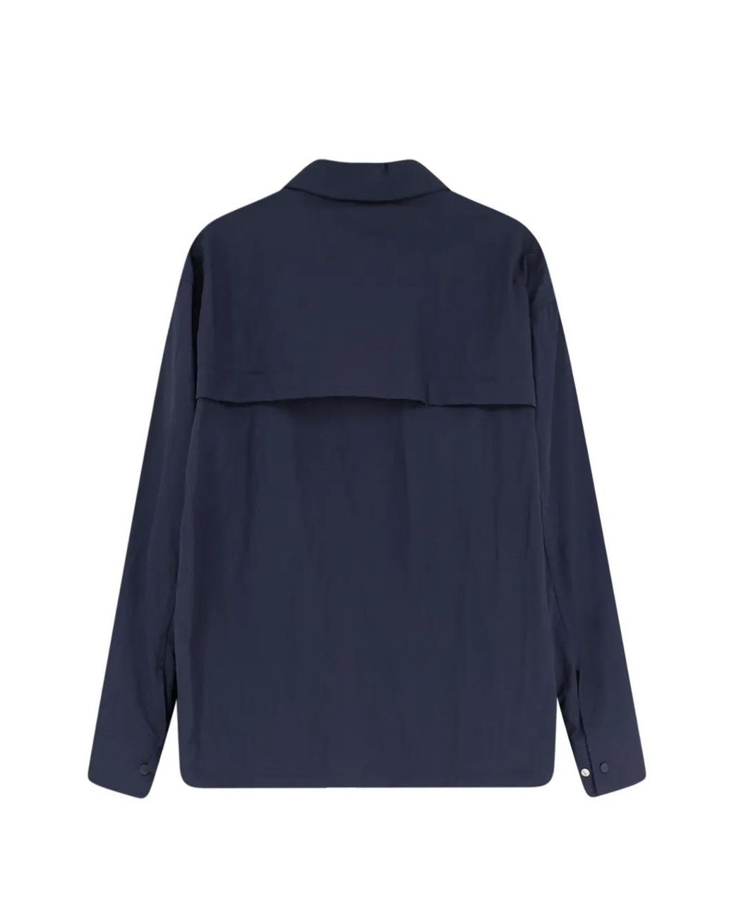 Laminar Blue Patch-Pocket Shirt Jacket for men