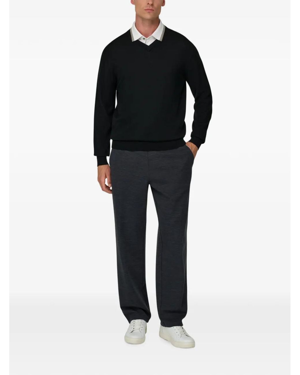 Boggi Gray Joggers for men