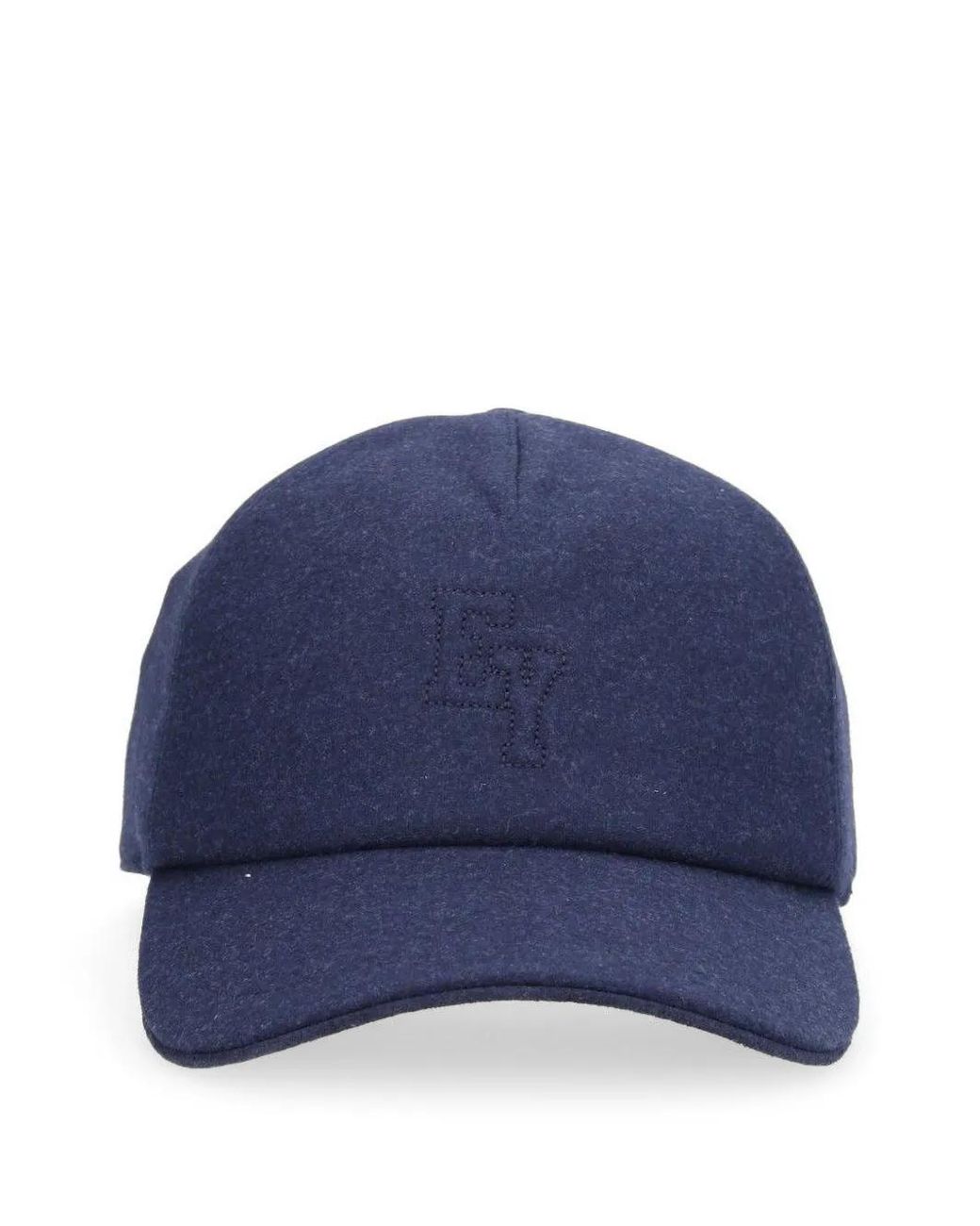 Eleventy Blue Logo-Embroidered Touch-Strap Baseball Cap for men