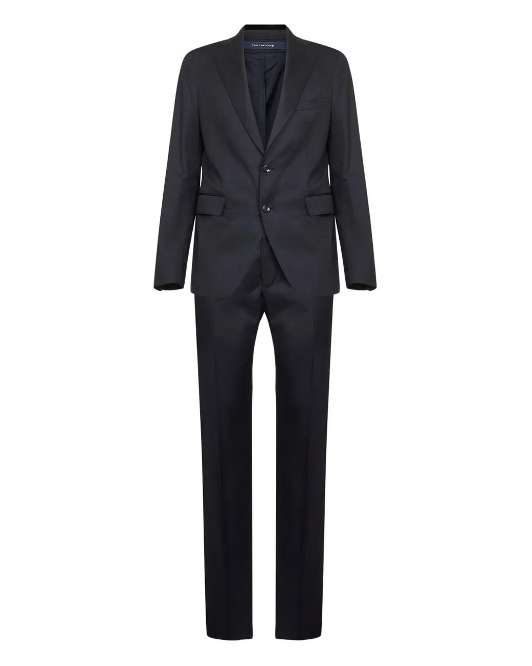 Tagliatore Black Single-Breasted Suit for men
