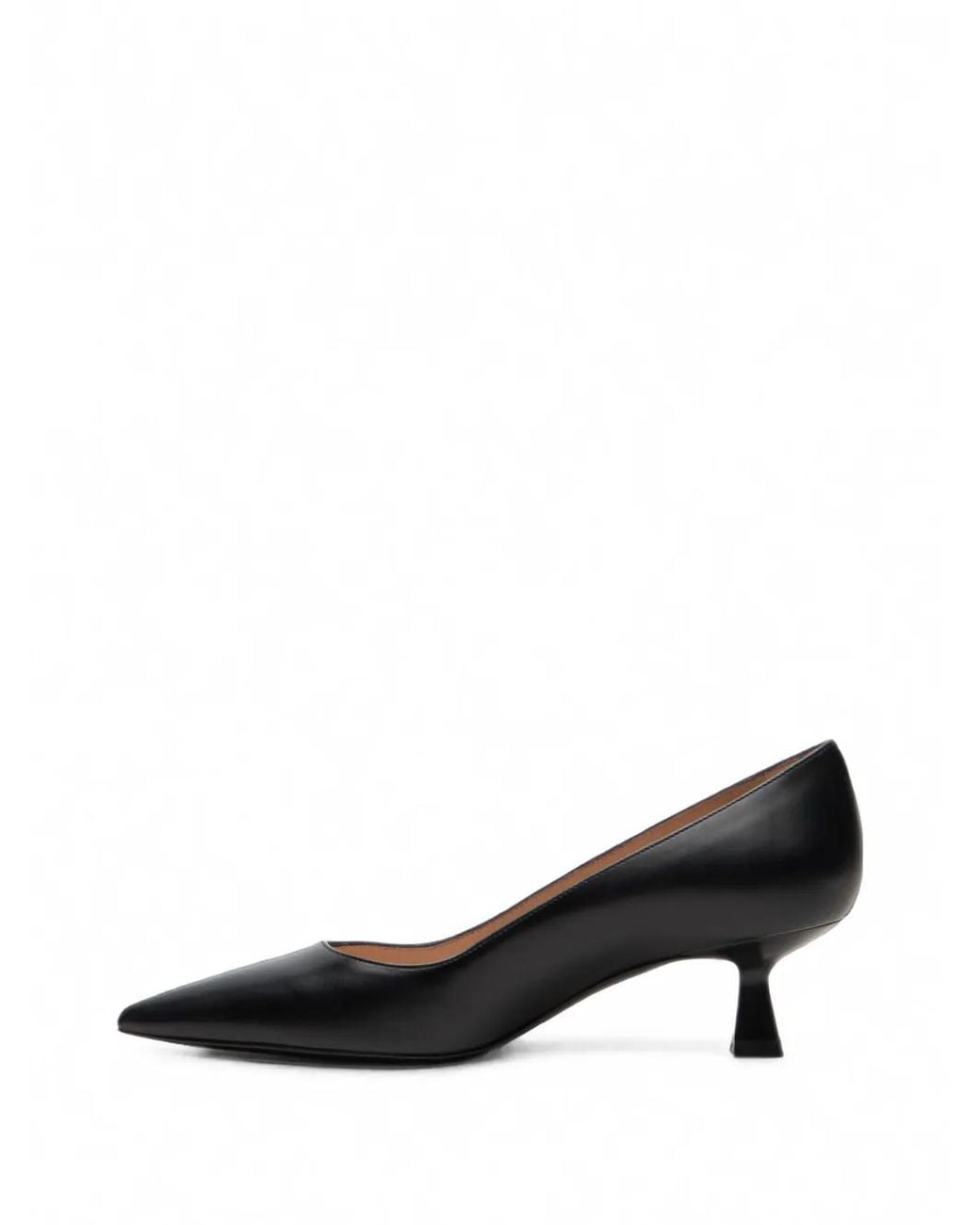 Stuart Weitzman Black Stuart Sculpt Pointed-Toe Pumps
