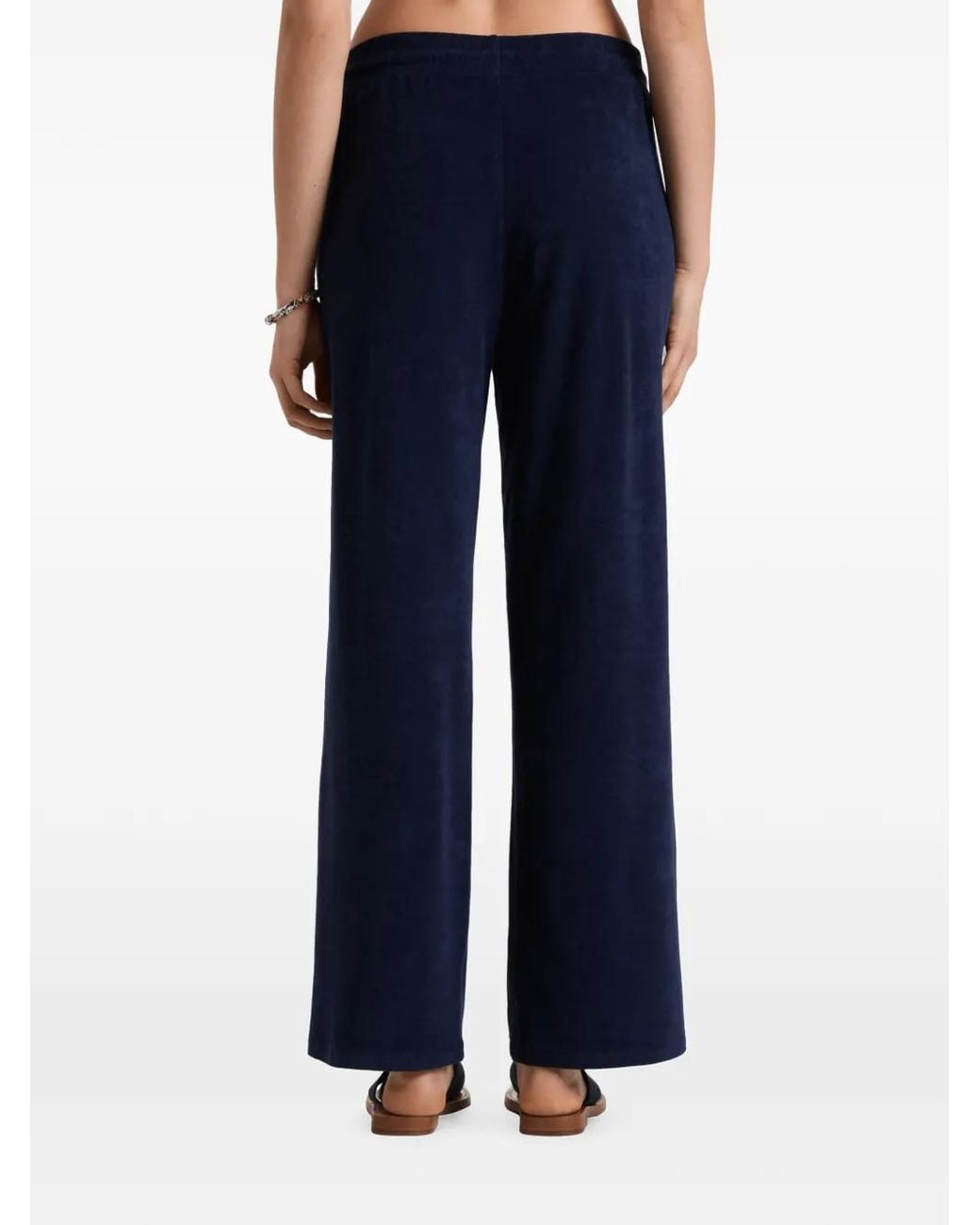 Vilebrequin Blue Terry-Fabric Drawstring Trousers