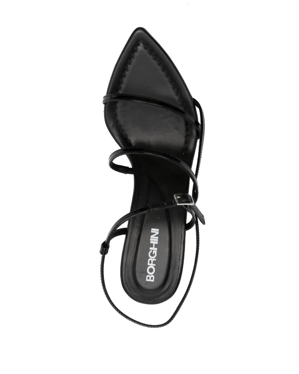 Gia Borghini Black Gia 26 Wedge Mule