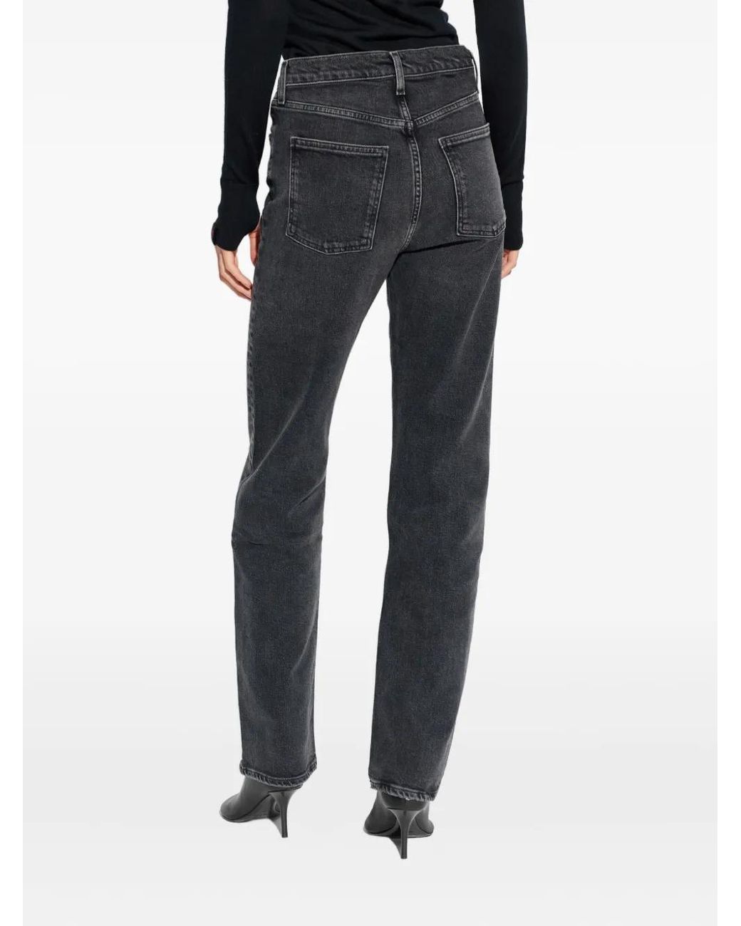 Agolde Gray 90's Pinch Jeans