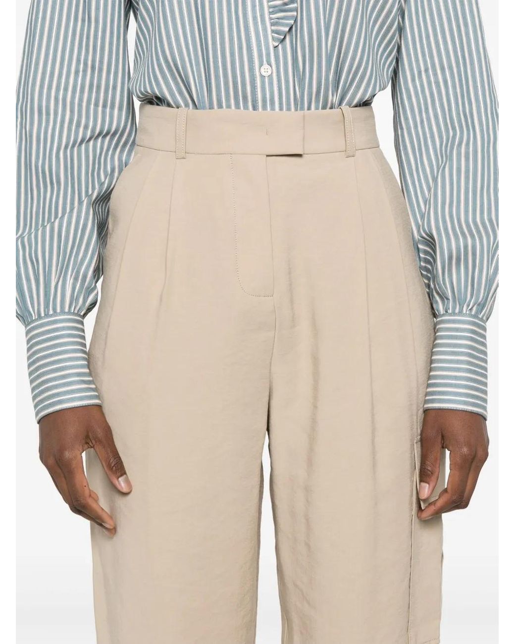 Ba&sh Natural Loik Trousers