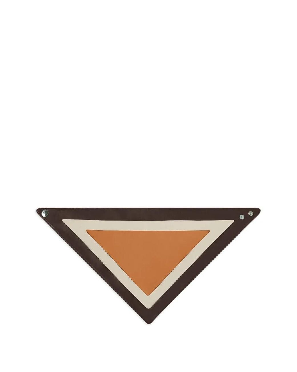 RETORI Natural Color-Block Lambskin Scarf