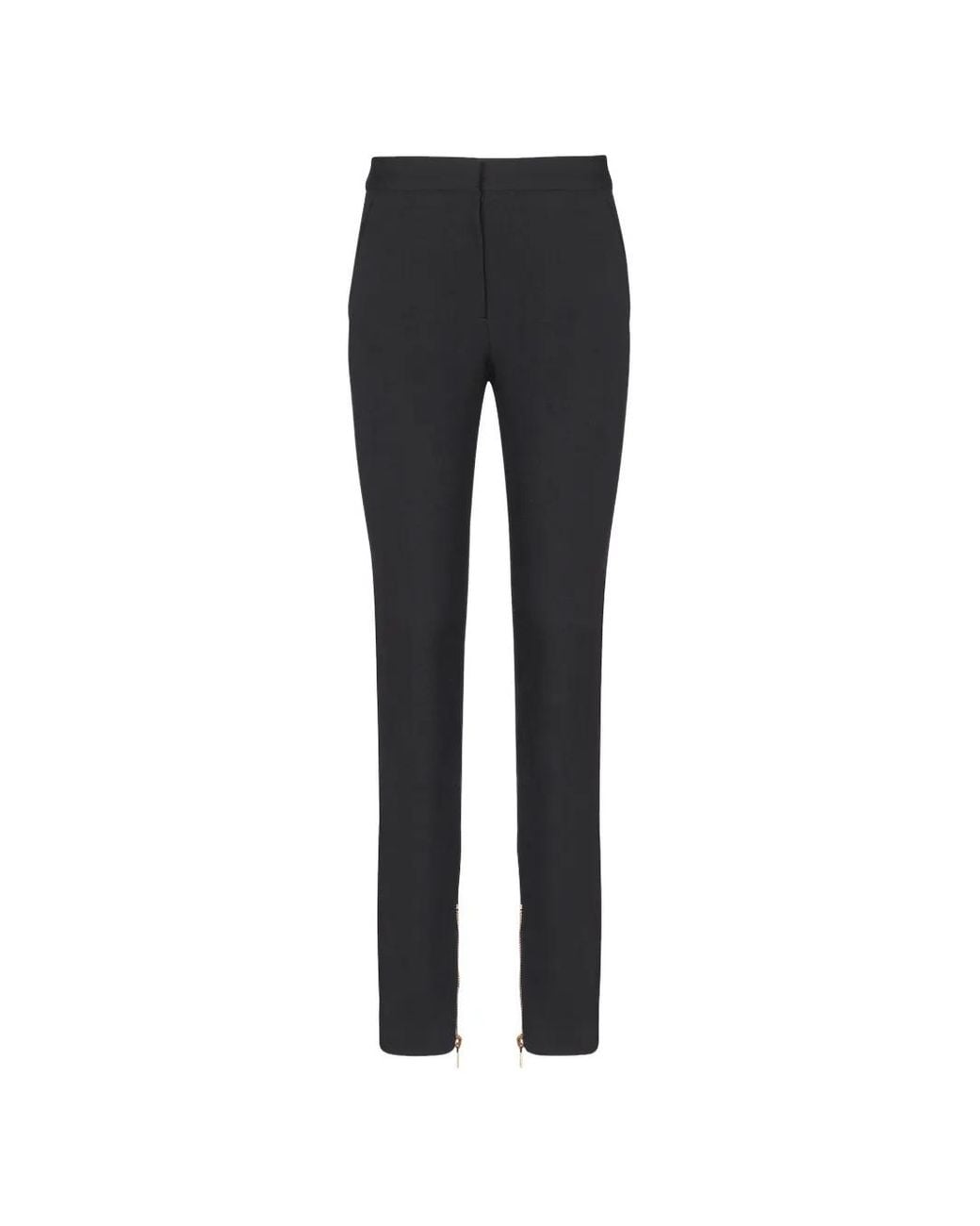 Balmain Black Zipped-Cuffs Trousers
