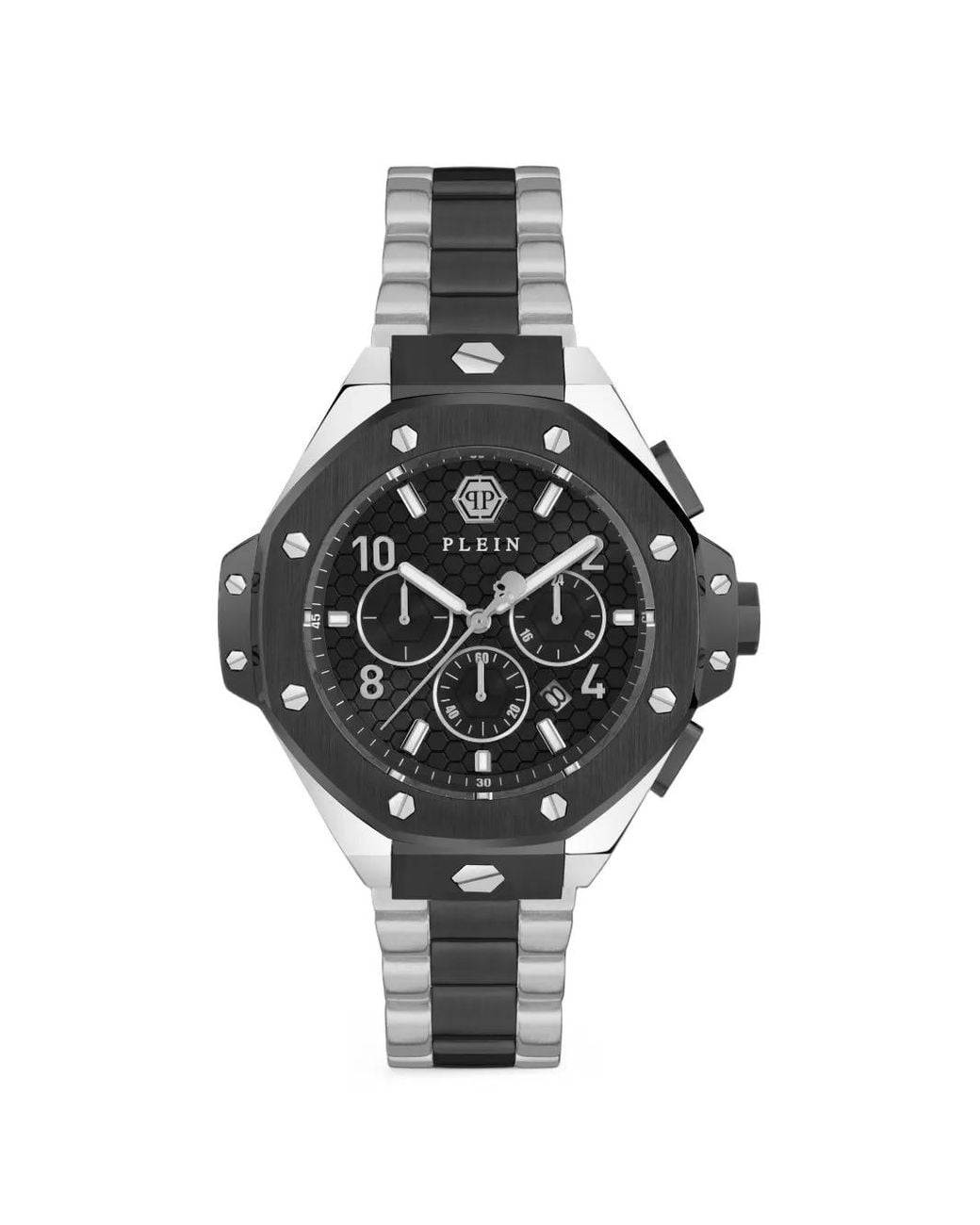 Philipp Plein Black Chrono Royal 46Mm Watch for men