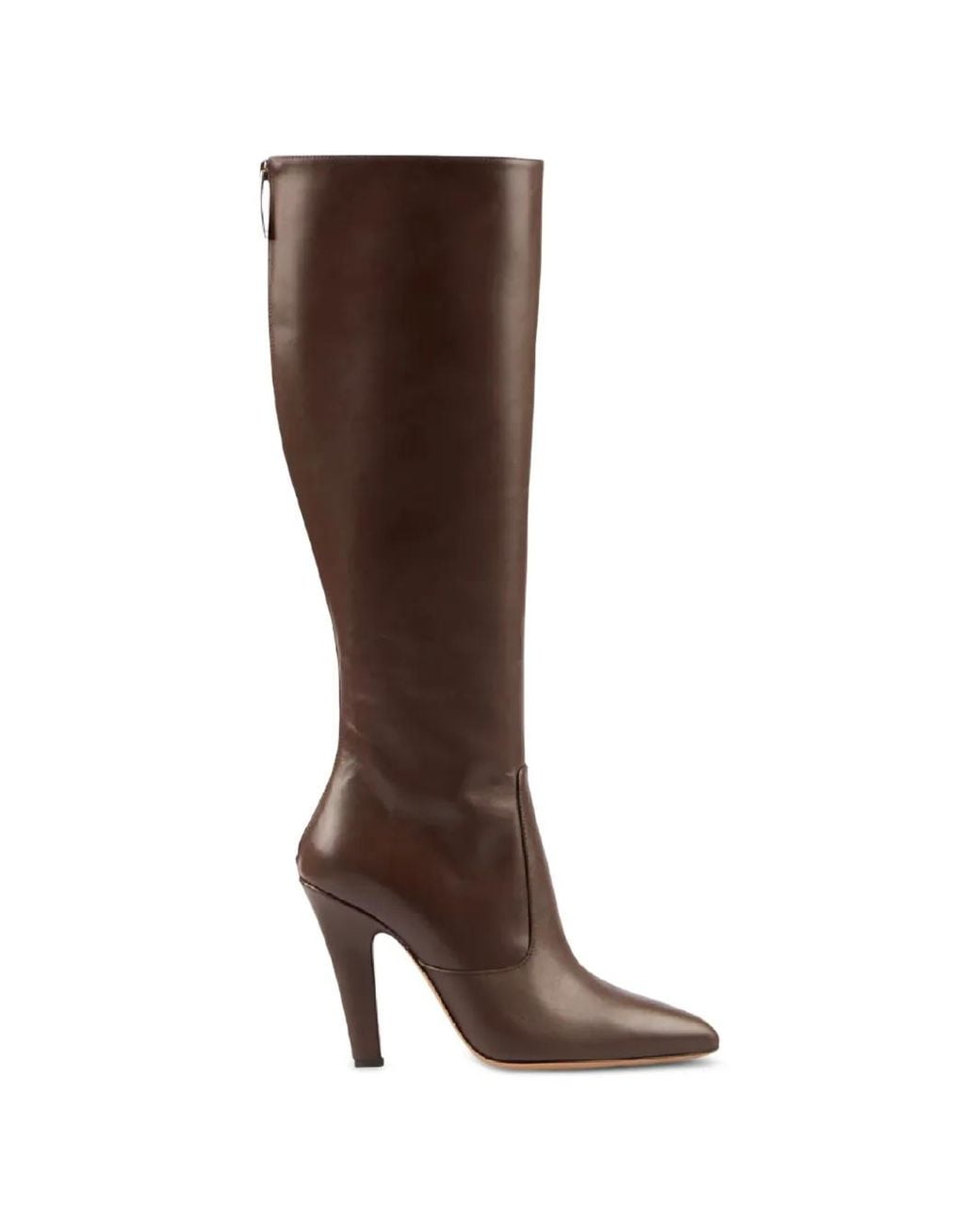 Paris Texas Brown Elsa Pointed Knee-Length Boots