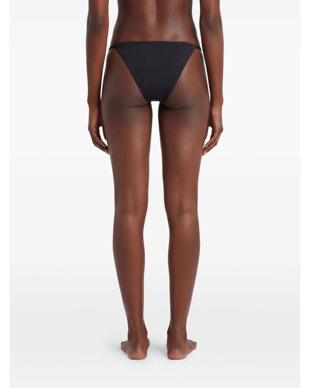 Versace Black Bas De Bikini Safety Pin