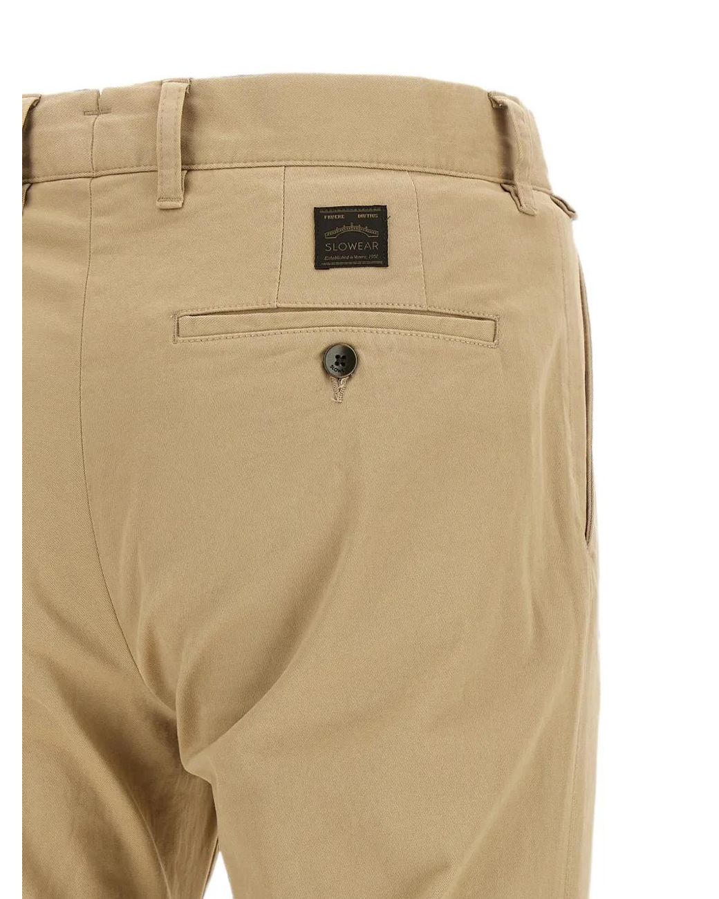 Incotex Natural Stretch-Cotton Chinos for men