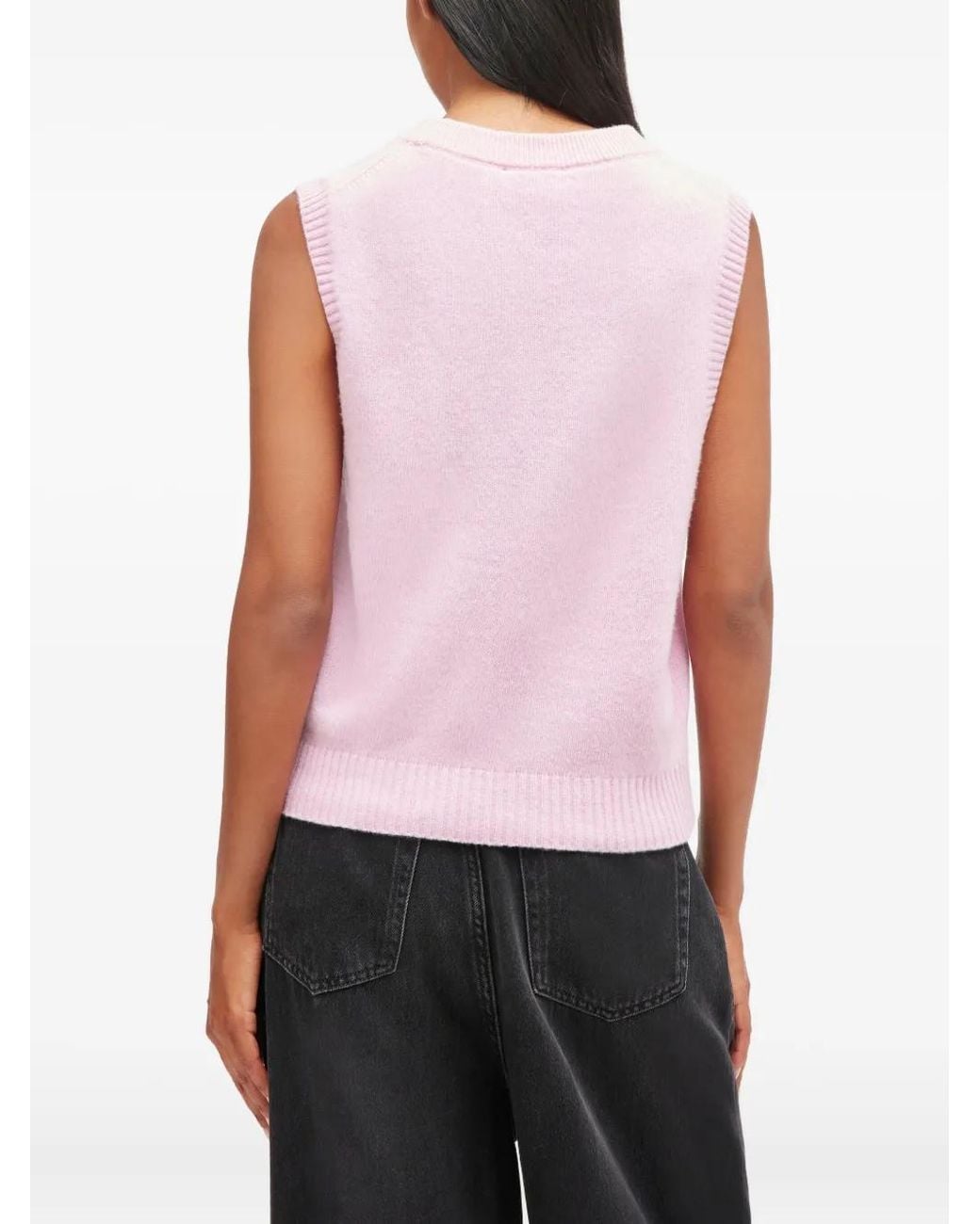 Ganni Pink Top