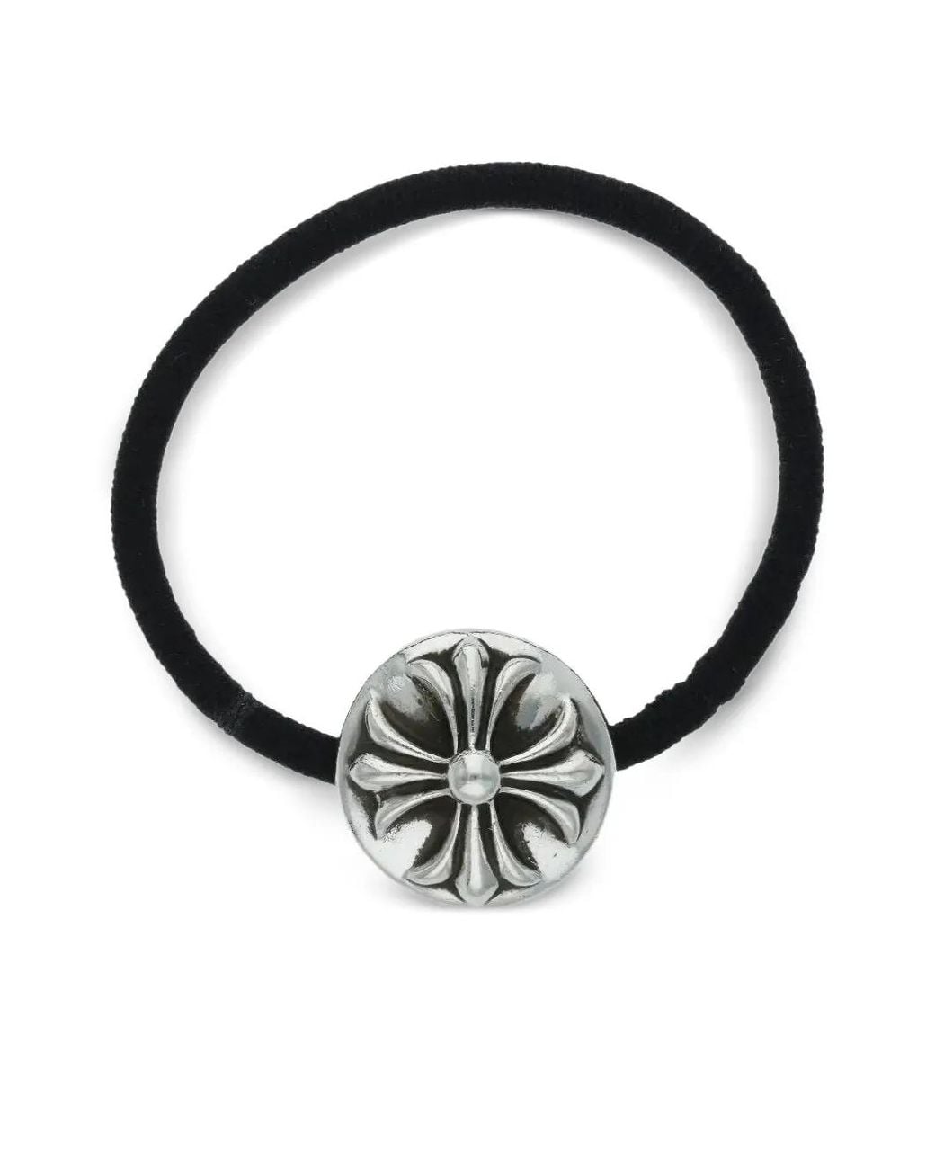 Chrome Hearts Black Cross Ball Hair Elastic