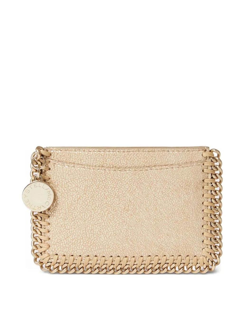 Stella McCartney Natural Falabella Slip Cardholder
